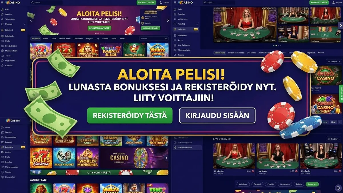 Rekisteröidy bonuksella